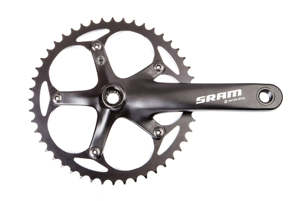 SRAM S100 165mm 48T Black Courier Crankset Power Spline - Alessandra & Co